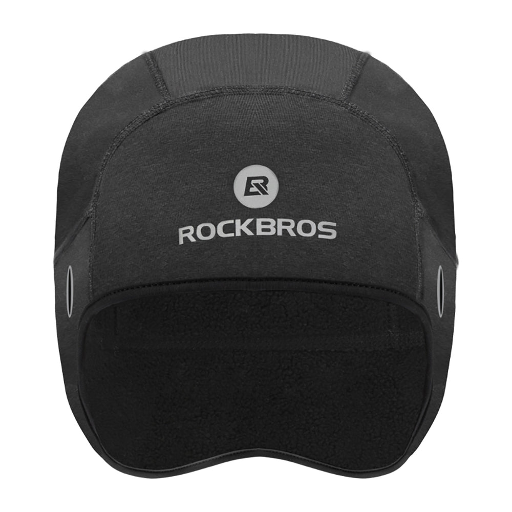 Rockbros Dala Winter Cycling Helmet Cap with Glasses Holes - Grey_7