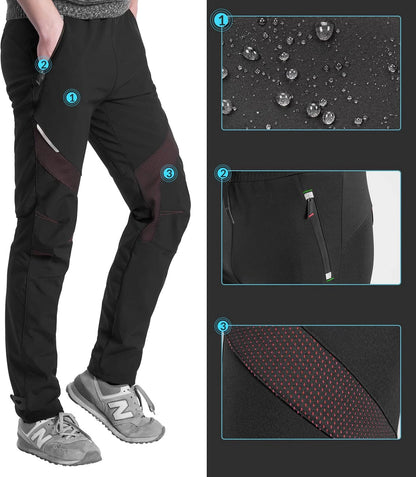 Rockbros Patrol Cycling Windproof Sports Pants Size XL - Black_4