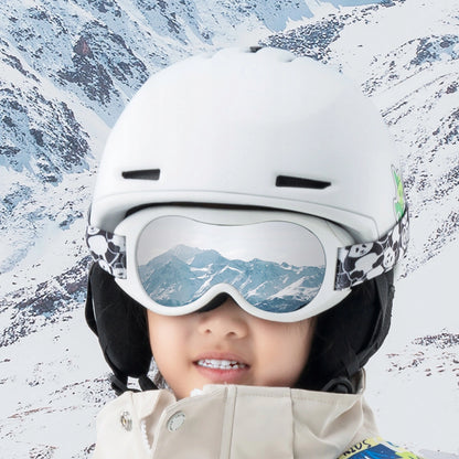 Qunature Panda Ski Goggles for Kids - Black/White_3