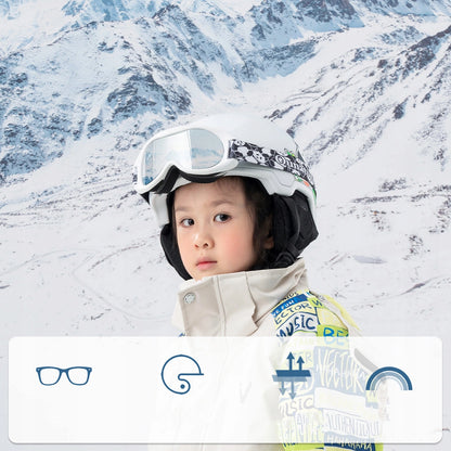 Qunature Panda Ski Goggles for Kids - Black/White_6