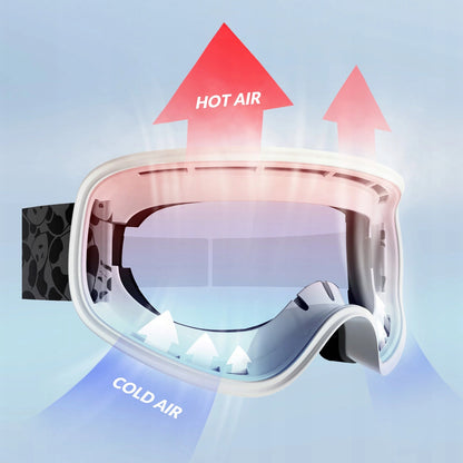 Qunature Panda Ski Goggles for Kids - Black/White_7