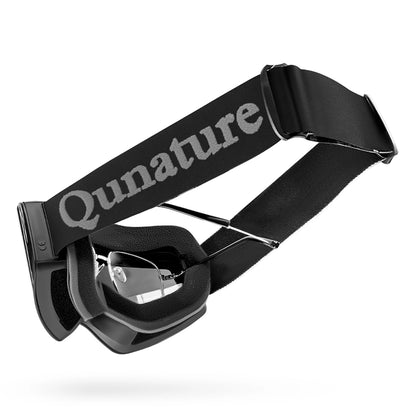 Qunature Black Frameless Ski Goggles - Black_8
