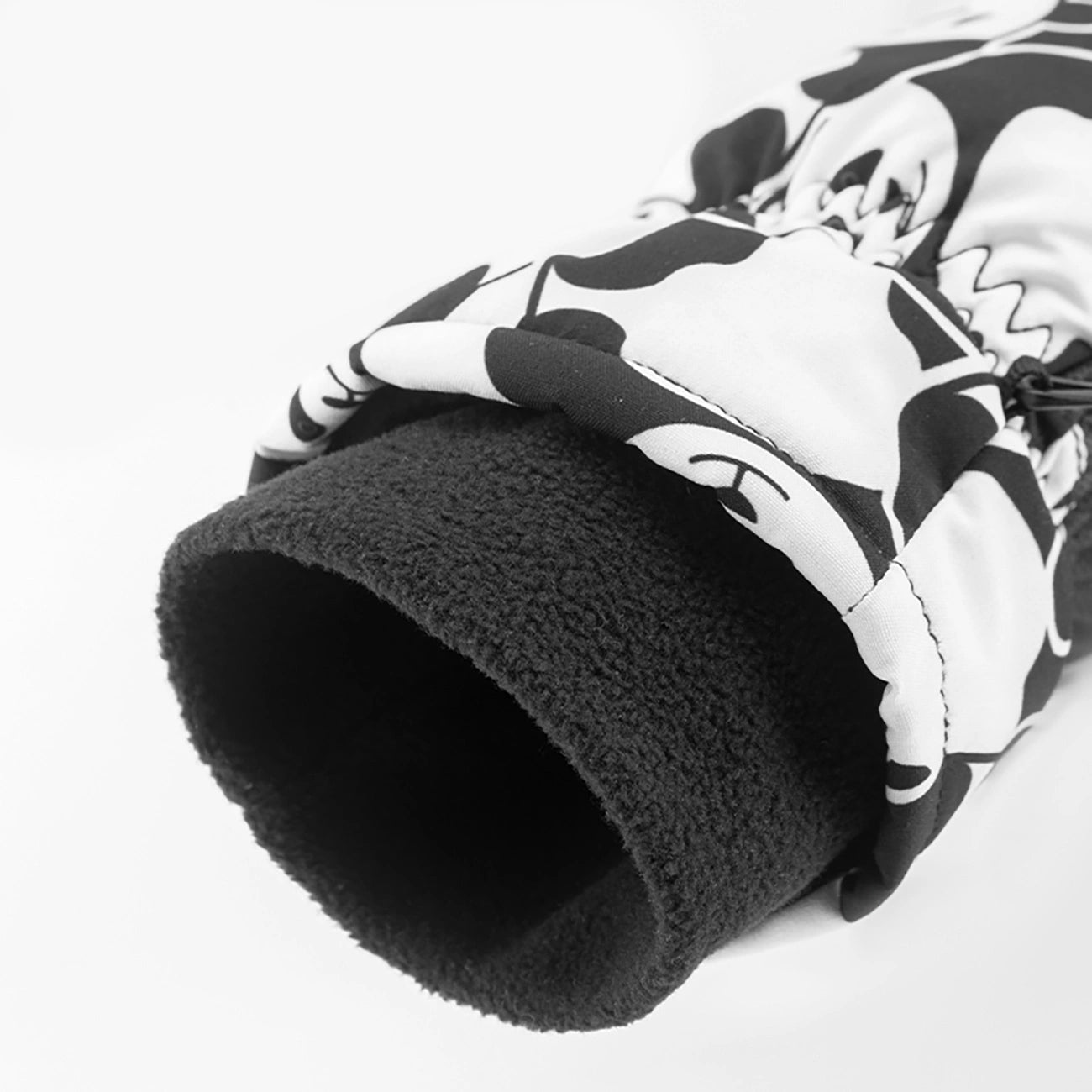 Qunature Panda Heat Transfer Ski Gloves Kids Size S - Black/White_2