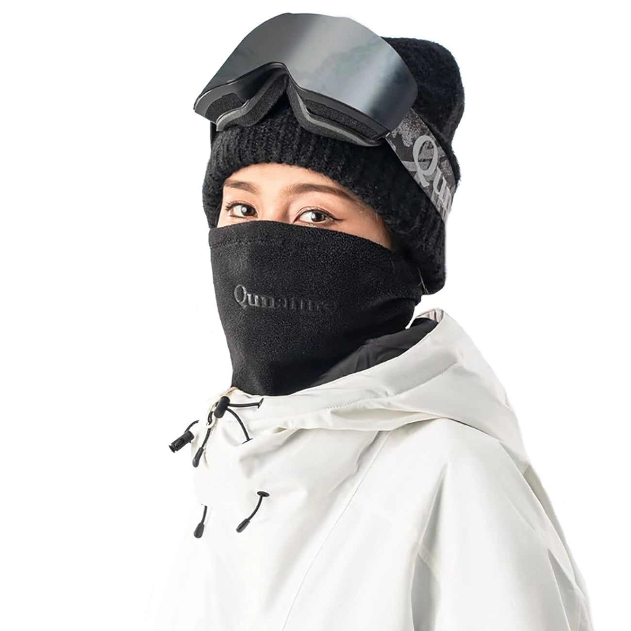 Qunature Oli Ski Neck Warmer Size M - Black_2