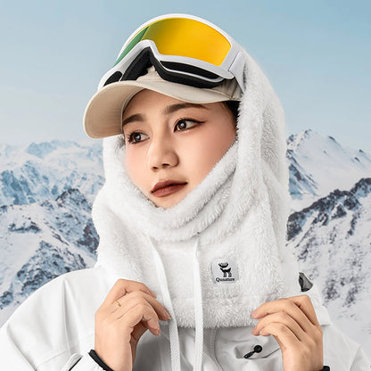 Qunature Arctic Velvet Ski Balaclava Size M - White_4