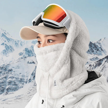 Qunature Arctic Velvet Ski Balaclava Size L - White_2