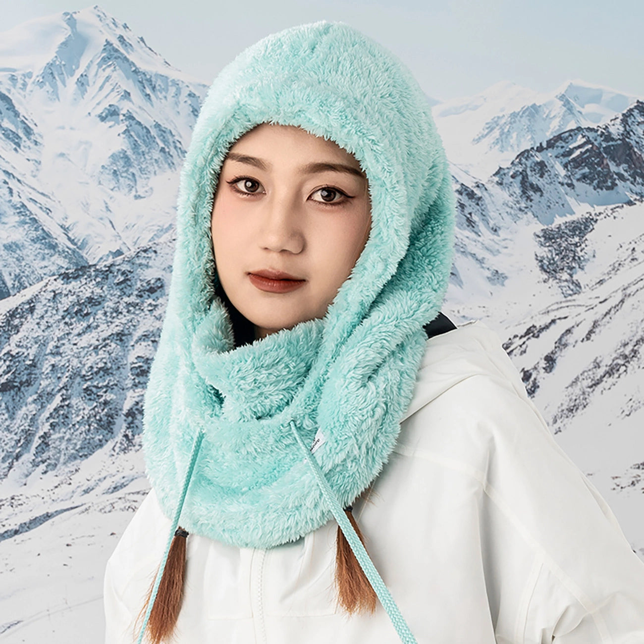 Qunature Arctic Velvet Ski Balaclava Size L - Mint_7