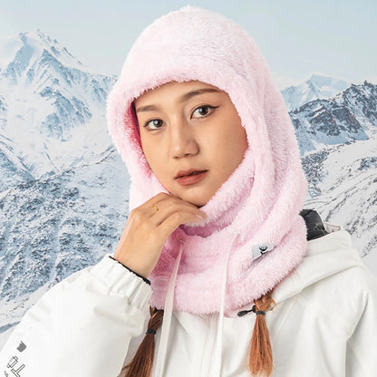 Qunature Arctic Velvet Ski Balaclava Size M - Pink_3