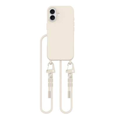 Tech-Protect MagNecklace MagSafe Case with Lanyard for iPhone 16 - Beige_1