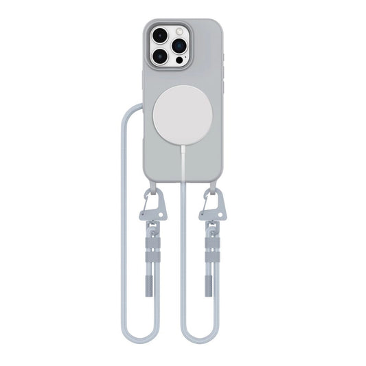 Tech-Protect MagNecklace MagSafe Case with Lanyard for iPhone 16 Pro - Gray_0