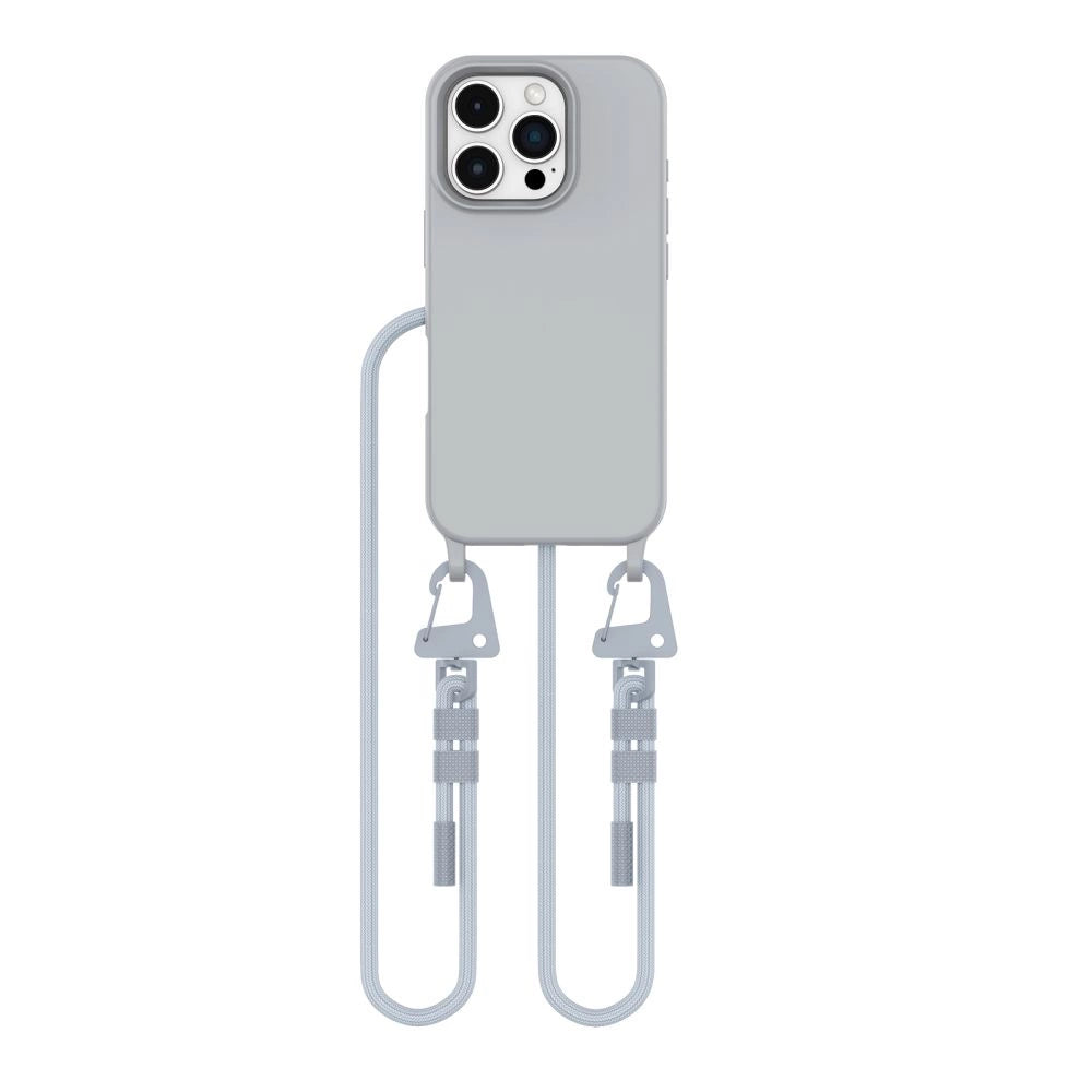 Tech-Protect MagNecklace MagSafe Case with Lanyard for iPhone 16 Pro - Gray_1