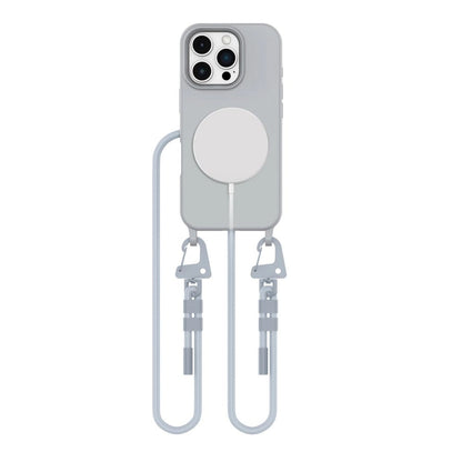 Tech-Protect MagNecklace MagSafe Case with Lanyard for iPhone 16 Pro Max - Gray_0