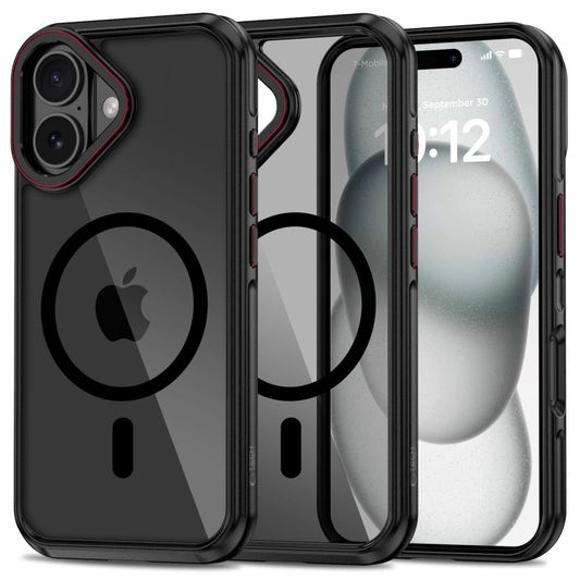 Tech-Protect MagHybrid MagSafe iPhone 16 Case - Black_0