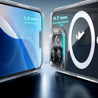 ESR Classic Hybrid Halolock MagSafe Case + Tempered Glass for iPhone 16 - Clear_4