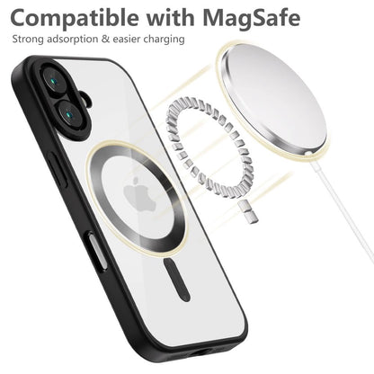 Tech-Protect MagFlex MagSafe iPhone 16 Case - Clear with Black Frame_2