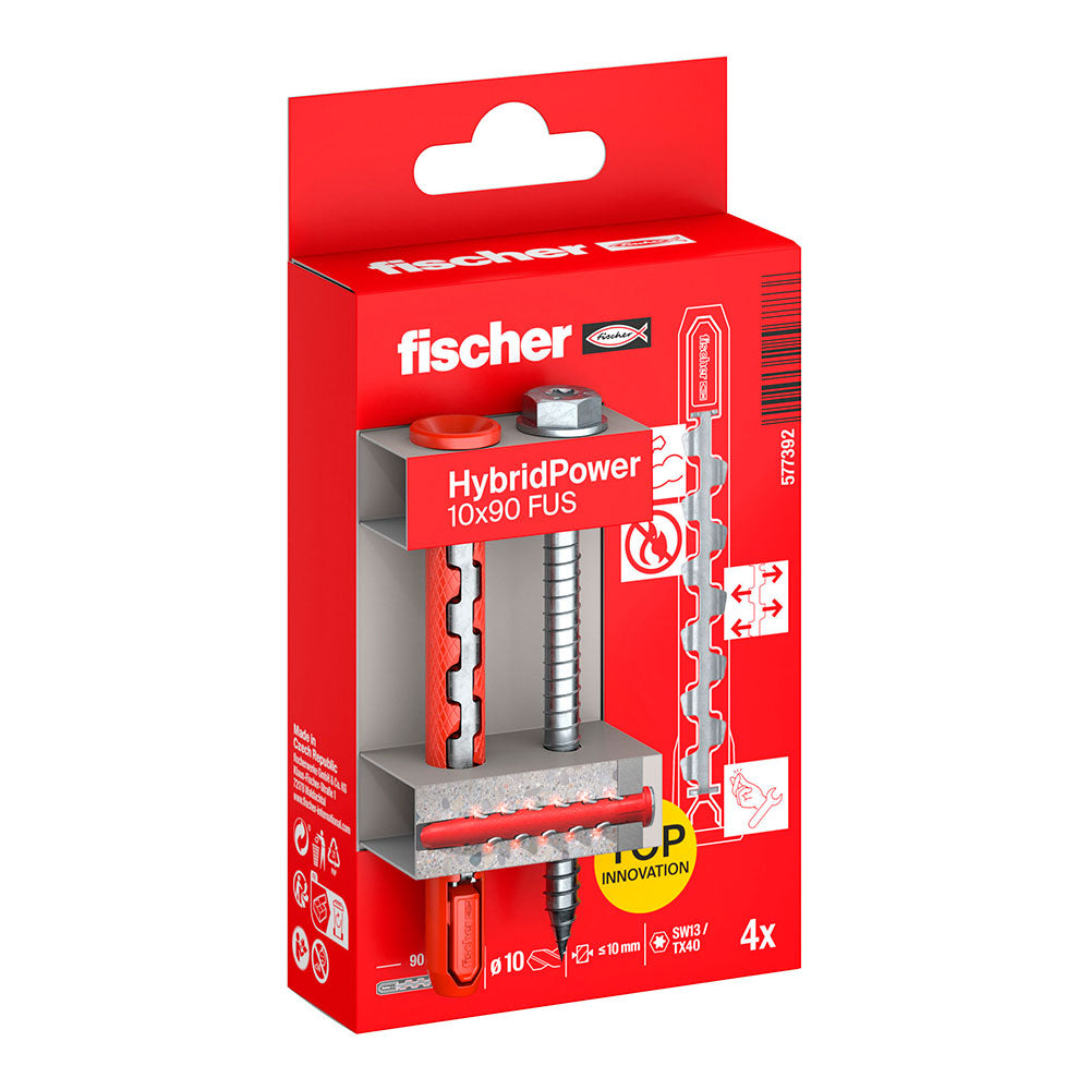 Óptica Fischer HybridPower 10x90 FUS / Preto_0