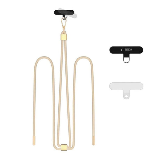 Tech-Protect C2S Rope Crossbody Strap Leash - Beige_0