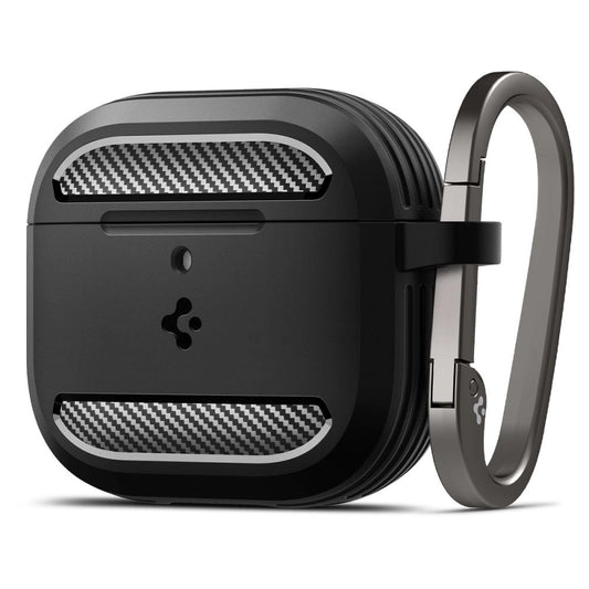 Spigen Rugged Armor Case for AirPods 4 - Black_0