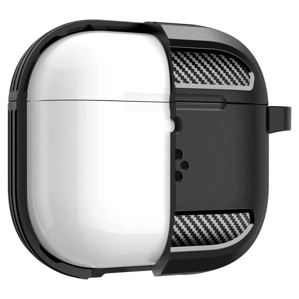 Spigen Rugged Armor Case for AirPods 4 - Black_6