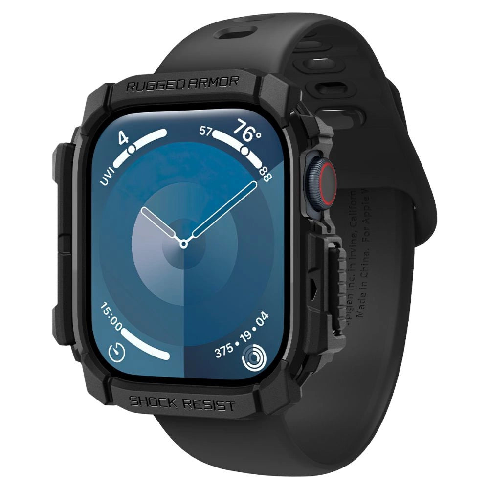Spigen Rugged Armor Case for Apple Watch 10 (42mm) - Black_2