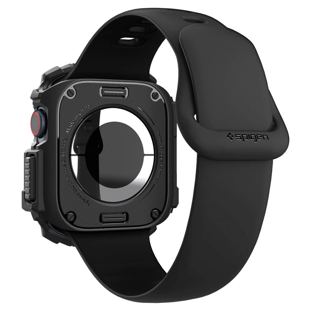 Spigen Rugged Armor Case for Apple Watch 10 (42mm) - Black_4