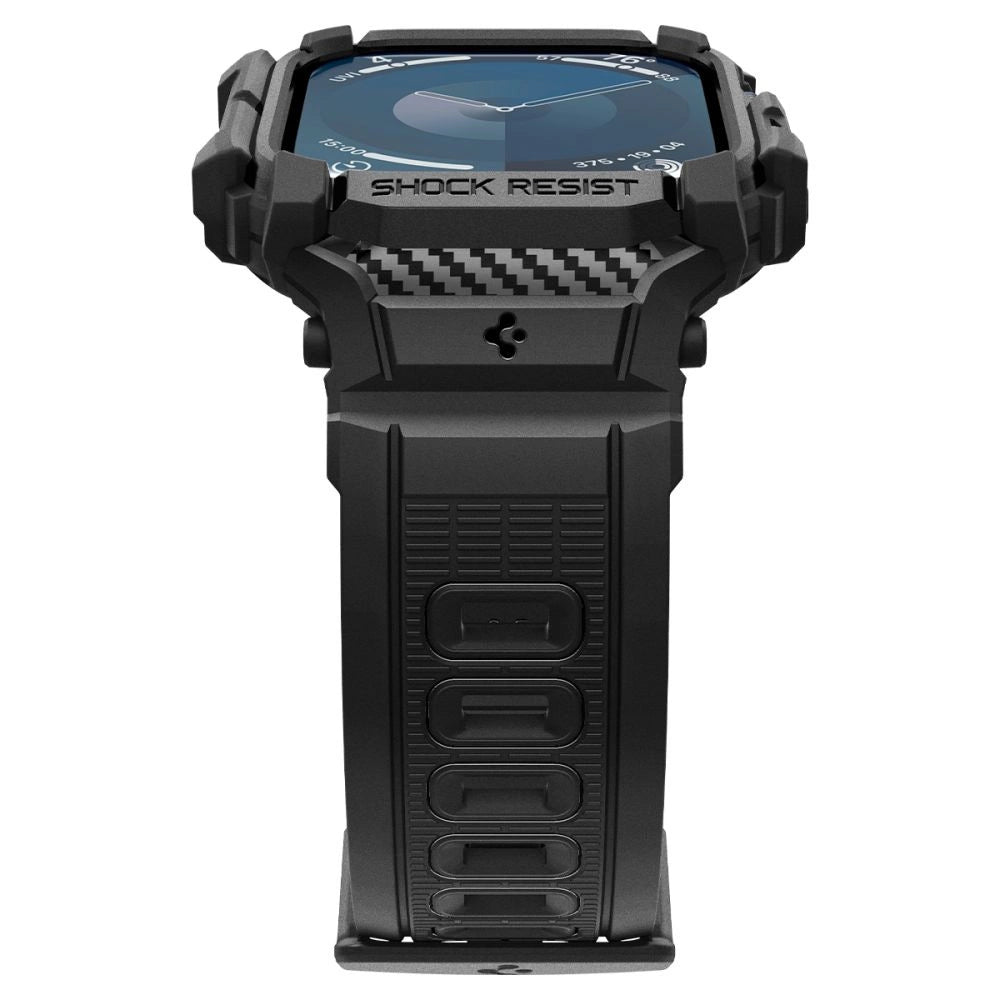 Spigen Rugged Armor Pro Apple Watch 10 (42mm) Strap Case - Black_4