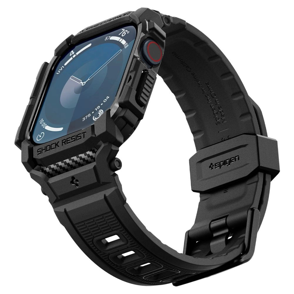 Spigen Rugged Armor Pro Apple Watch 10 (42mm) Strap Case - Black_5
