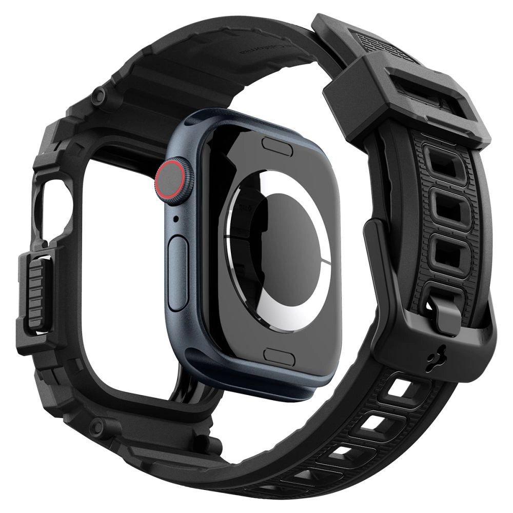 Spigen Rugged Armor Pro Apple Watch 10 (42mm) Strap Case - Black_7