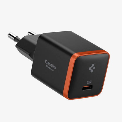Spigen ArcStation Essential EE301EU 30W Wall Charger - Black_1