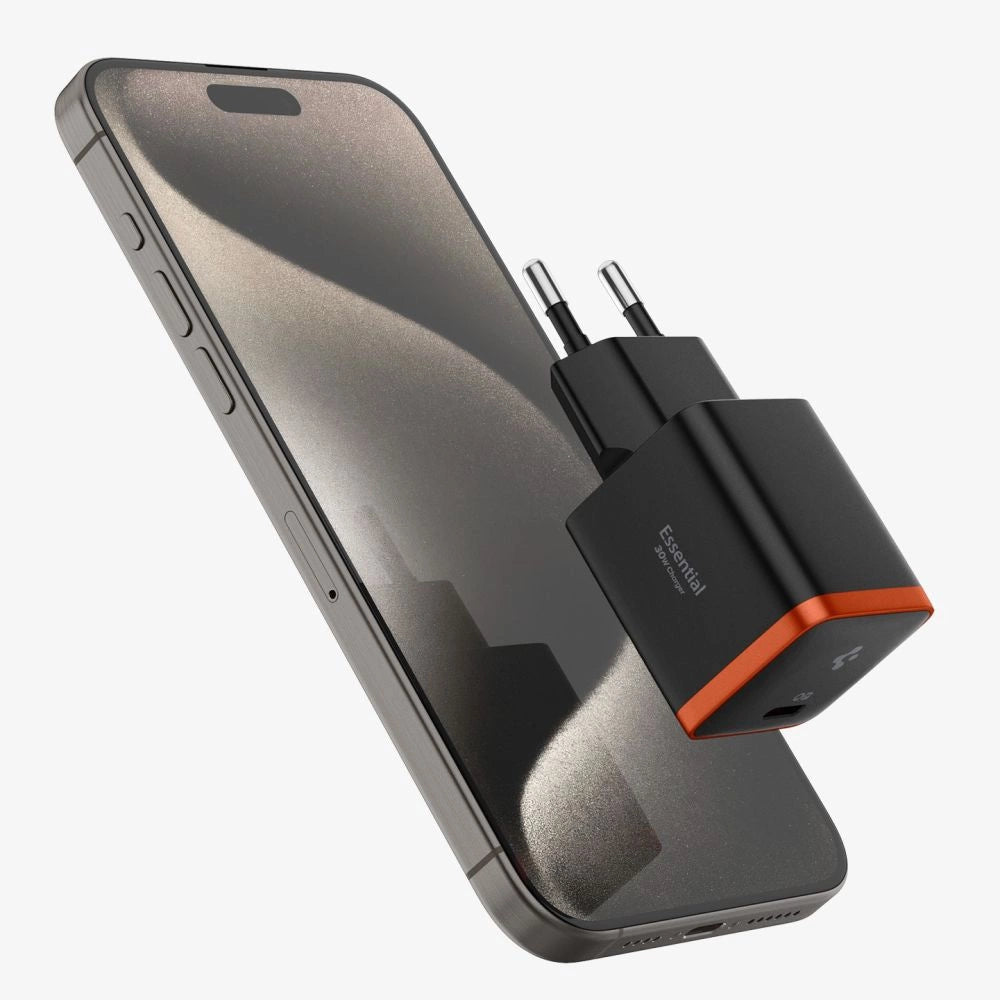 Spigen ArcStation Essential EE301EU 30W Wall Charger - Black_2