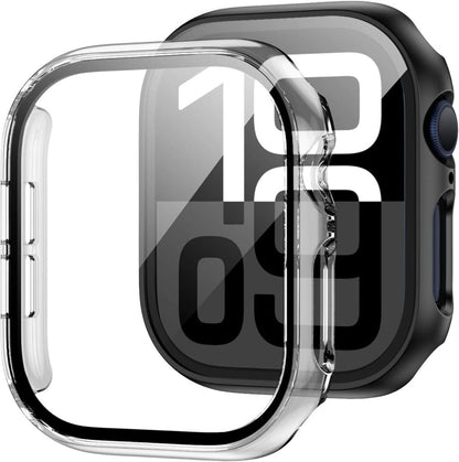 Tech-Protect Defense360 Tempered Glass Case for Apple Watch 10 (42mm) - Clear_0