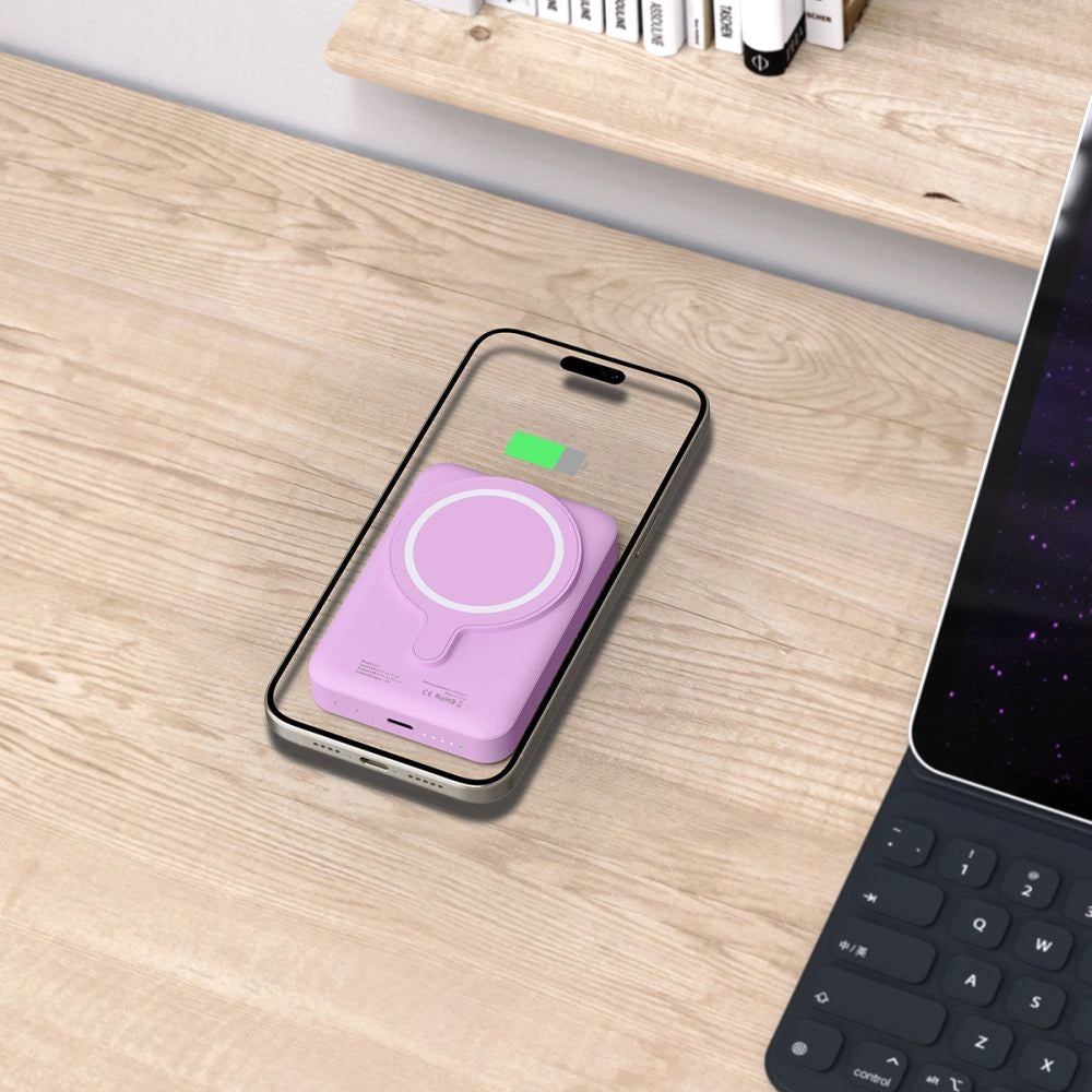 Tech-Protect LifeMag MagSafe PB11 10000mAh Power Bank - Pink_6