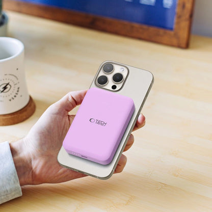Tech-Protect LifeMag MagSafe PB11 10000mAh Power Bank - Pink_7