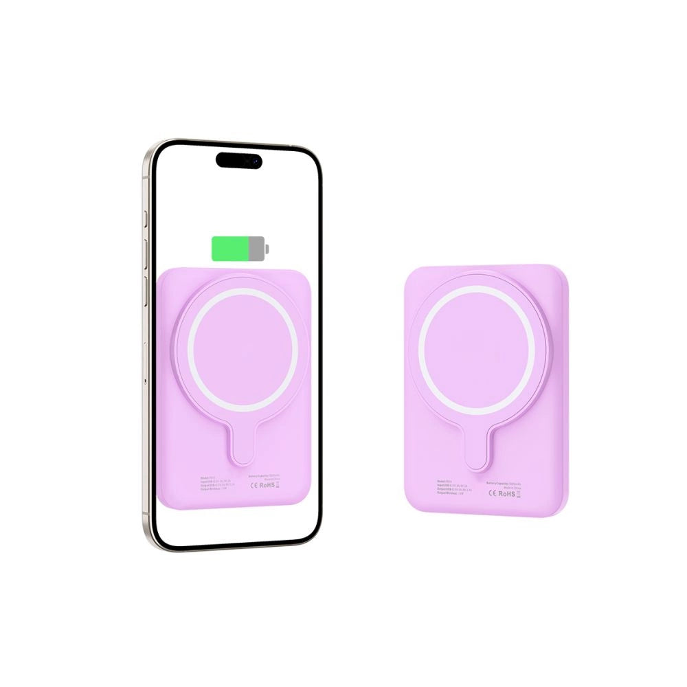 Tech-Protect LifeMag MagSafe PB10 5000mAh Power Bank - Pink_3