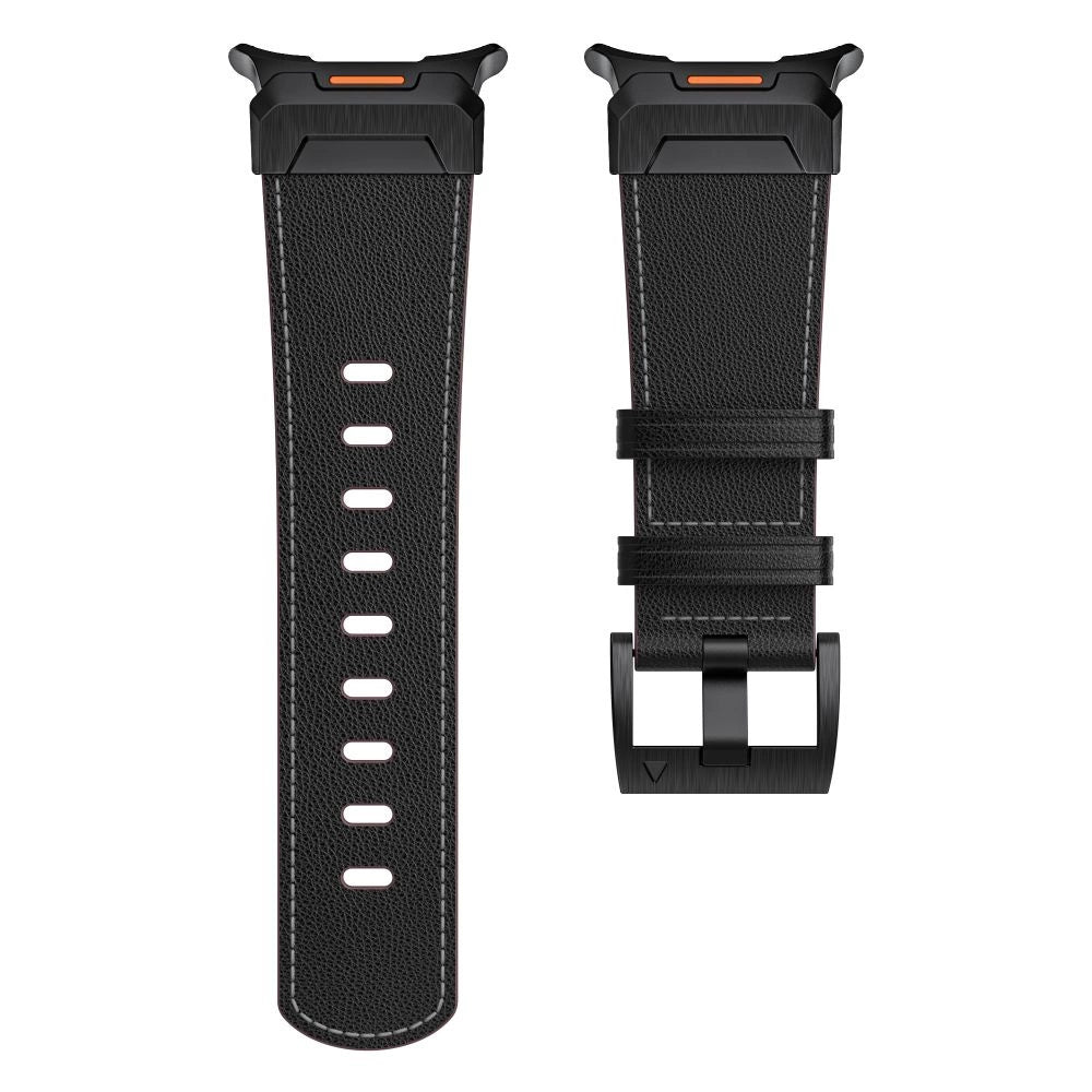 Tech-Protect Delta Pro Leather Strap for Samsung Galaxy Watch Ultra (47mm) - Black_2
