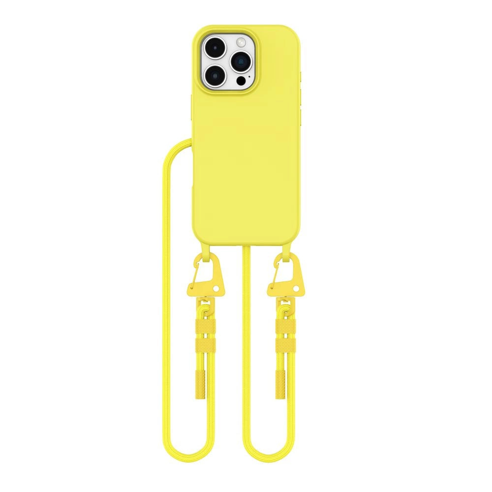 Tech-Protect MagNecklace MagSafe Case with Lanyard for iPhone 16 Pro Max - Yellow_2
