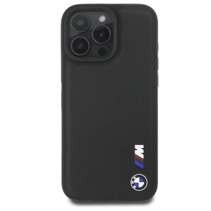 BMW Smooth Rubber Logo iPhone 16 Pro Max Case - Black_2