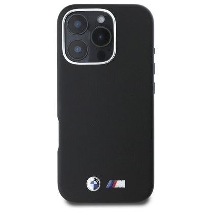 BMW M Smooth Full Wrapped Metal MagSafe Case for iPhone 16 Pro Max - Black_2