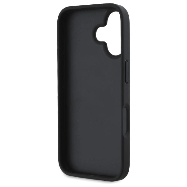 DKNY Texture Pattern Tonal Stripe iPhone 16 Case - Black_6