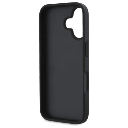 DKNY Texture Pattern Tonal Stripe iPhone 16 Case - Black_6