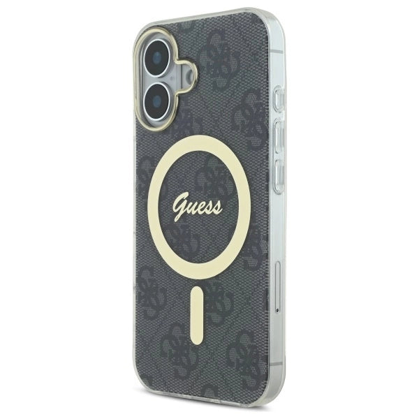 Guess IML 4G MagSafe Case for iPhone 16 Plus - Black_1