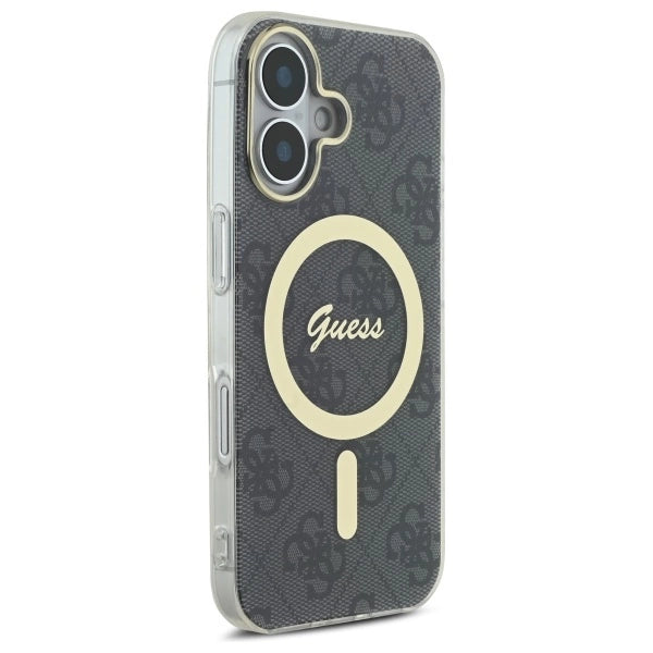 Guess IML 4G MagSafe Case for iPhone 16 Plus - Black_3