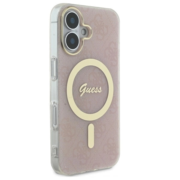 Guess IML 4G MagSafe iPhone 16 Plus Case - Pink_3