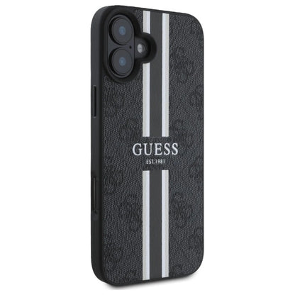 Guess 4G Printed Stripes MagSafe case for iPhone 16 - black_3