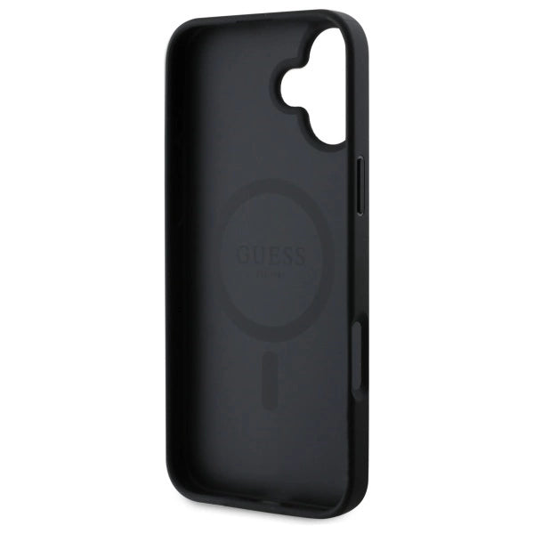 Guess 4G Printed Stripes MagSafe case for iPhone 16 - black_6