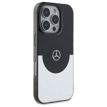Mercedes Double Layer BiColor MagSafe case for iPhone 16 Pro - silver_3