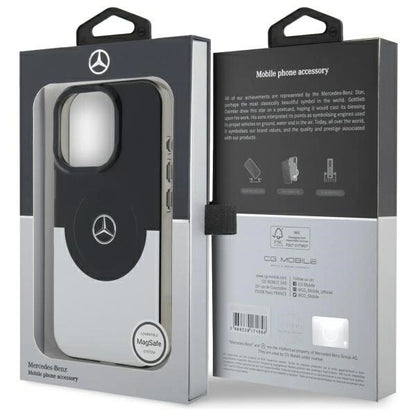 Mercedes Double Layer BiColor MagSafe case for iPhone 16 Pro - silver_7