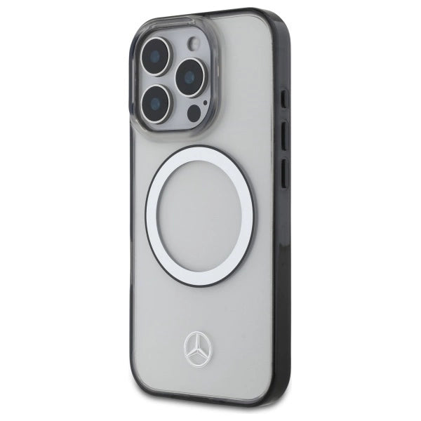 Mercedes Printed Logo MagSafe Case for iPhone 16 Pro - Clear_1