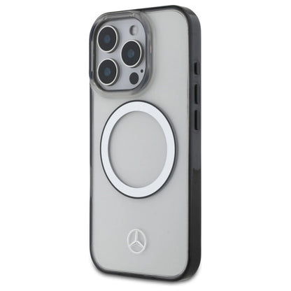 Mercedes Printed Logo MagSafe Case for iPhone 16 Pro - Clear_1