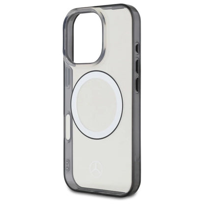 Mercedes Printed Logo MagSafe Case for iPhone 16 Pro - Clear_5